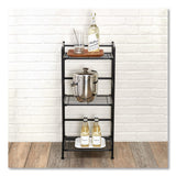 Advantus FlipShelf Three-Shelf Unit, 14.5w x 12d x 30.5h, Black (AVT2431834) Each