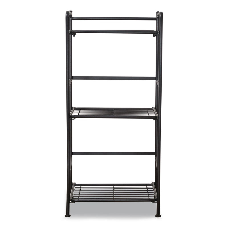 Advantus FlipShelf Three-Shelf Unit, 14.5w x 12d x 30.5h, Black (AVT2431834) Each