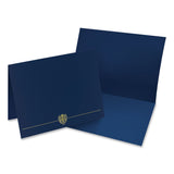Great Papers!® Classic Crest Certificate Covers, 9.38 x 12, Navy, 4/Pack (GRP903115) Pack of 4