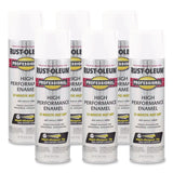 Rust-Oleum® Professional Spray Paint, Gloss White, 15 oz Aerosol Can, 6/Carton (RST7592838CT) Case of 6
