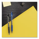 Pilot® G2 Premium Gel Pen, Retractable, Fine 0.7 mm, Blue Ink, Smoke/Blue Barrel, 5/Pack (PIL31299) Pack of 5
