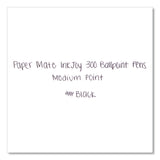 Paper Mate® InkJoy 300 RT Ballpoint Pen, Retractable, Medium 1 mm, Black Ink, Black Barrel, 8/Pack (PAP1945920) Pack of 8