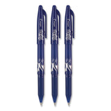 Pilot® FriXion Ball Erasable Gel Pen, Stick, Fine 0.7 mm, Blue Ink, Blue Barrel, 3/Pack (PIL31567) Pack of 3