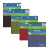 Roaring Spring® Environotes BioBased Notepad, Randomly Assorted Cover Colors, Medium/College Rule, (70) White 8.5 x 11 Sheets (ROA13363) Each