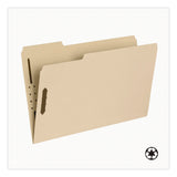 Pendaflex® Top Tab Fastener Folder, 1/3-Cut Tab: Assorted, Expands 2", 2 Fasteners, Legal Size, Manila, 5/Box (PFX29537R) Box of 5