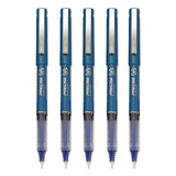 Pilot® Precise V5 Rollerball Pen, Stick, Extra-Fine 0.5 mm, Blue Ink, Blue/Clear Barrel, 5/Pack (PIL26011) Pack of 5