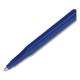 Paper Mate® Eraser Mate Ballpoint Pen, Stick, Medium 1 mm, Blue Ink, Blue Barrel, 5/Pack (PAP3153558PP) Pack of 5
