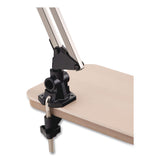 V-Light LED Desk Lamp Clamp Mount, Swing Arm, 34" High, Brushed Nickel/Black (VLUCAEN804C) Each
