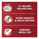 Pilot® Precise V5 Rollerball Pen, Stick, Extra-Fine 0.5 mm, Red Ink, Red/Clear Barrel, 5/Pack (PIL26012) Pack of 5