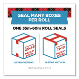 Scotch® 3850 Heavy-Duty Packaging Tape, 3" Core, 1.88" x 38.2 yds, Clear, 3 Rolls/Pack (MMM70005070530) Pack of 3