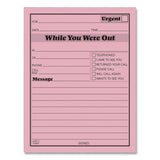 Adams® While You Were Out Memo Pad, One-Part (No Copies), 4.25 x 5.5, 50 Forms/Pad, 24 Pads/Pack (ABF9711) Pack of 24