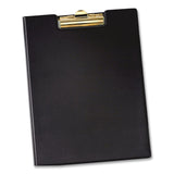 Cardinal® Vinyl Padfolio, 8.5 x 11 Pad, Brass Clip, Inside Front Pocket, 9.35 x 12.4, Black (CRD252610) Each