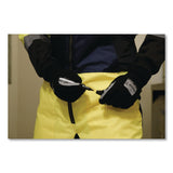 ergodyne® ProFlex 7402 Thermal Knit Cooler Gloves, 10" Long, Small (7), Black (EGO10612) 1 Pair