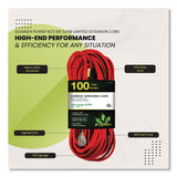 GoGreen Power 16 AWG Outdoor Extension Cord, 100 ft, 10 A, Orange (GGPGG13700) Each