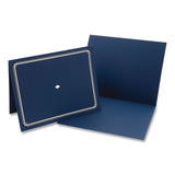 Gartner Studios® Certificate Holders, 9.5 x 12, Blue/Gold, 6/Pack (GTE35005) Pack of 6