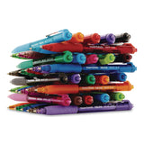 Paper Mate® InkJoy 300 RT Ballpoint Pen, Retractable, Medium 1 mm, Black Ink, Black Barrel, 8/Pack (PAP1945920) Pack of 8