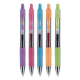 Pilot® G2 Premium Gel Ink Pen, Retractable, Fine 0.7 mm, Assorted Ink and Barrel Colors, 5/Pack (PIL31266) Each
