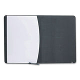 Quartet® Designer Tack and Write Combination Dry-Erase Whiteboard/Bulletin Board, 35 x 23.5, Black/White Surface, Black Plastic Frame (QRT06545BK) Each