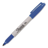 Sharpie® Fine Tip Permanent Markers, Fine Tip, Blue (SAN30003EA) Each