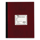 TOPS™ Computation Notebook, Quadrille Rule (4 sq/in), Red Cover, (75) 11.75 x 9.5 Sheets (TOP35126) Each