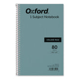 Oxford® One-Subject Notebook, Medium/College Rule, Blue Cover, (80) 9.5 x 6 Sheets (TOP65121) Each