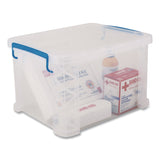 Advantus Super Stacker File and Document Box, Letter/Legal Files, 14.68 x 18.37 x 33.75, Translucent White (AVT486085) Each