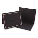 Gartner Studios® Certificate Holders 9.5 x 12, Black/Gold, 6/Pack (GTE35003) Pack of 6