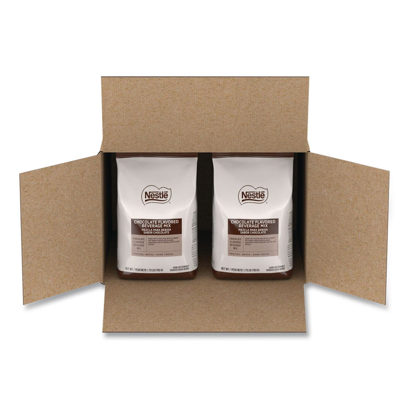 Nescafé® Premium Hot Chocolate Mix, Rich Chocolate, 1.75 lb Bag, 6/Carton (NES81794CT) Case of 6
