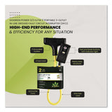 GoGreen Power Portable Tri-Tap with GFCI, 3 Outlets, 2 ft Cord, Yellow (GGPGG12402) Each
