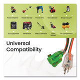 GoGreen Power 12 AWG Lighted End Heavy-Duty Extension Cord, 50 ft, 15 A, Orange/Black (GGPGG14050) Each