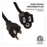 GoGreen Power 14 AWG Heavy-Duty Extension Cord, 100 ft, 13 A, Black (GGPGG13800BK) Each