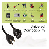 GoGreen Power 14 AWG Heavy-Duty Extension Cord, 100 ft, 13 A, Black (GGPGG13800BK) Each
