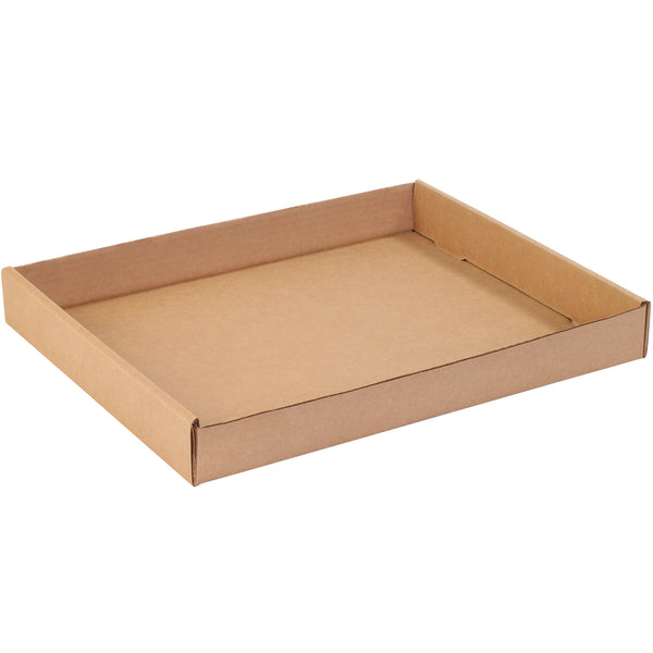 15 x 12 x 1 3/4" Kraft Corrugated Trays (15122CT) Bundle Of 50