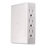 GoGreen Power 6 Outlet Side Mount Wall Tap, White (GGPGG16000TSM) Each