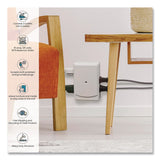GoGreen Power 6 Outlet Side Mount Wall Tap, White (GGPGG16000TSM) Each