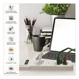 GoGreen Power 6 Outlet Surge Protector, 12 ft Cord, 250 J, White (GGPGG16103M12) Each