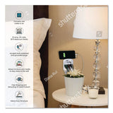 GoGreen Power 6 Outlet 4 USB Wall Tap, 735 J, White (GGPGG16000USB4) Each