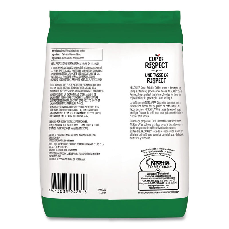 Nescafé® Bulk Decaf Ground Coffee, Arabica, 8.81 oz Bag, 4/Carton (NES72091CT) Case of 4