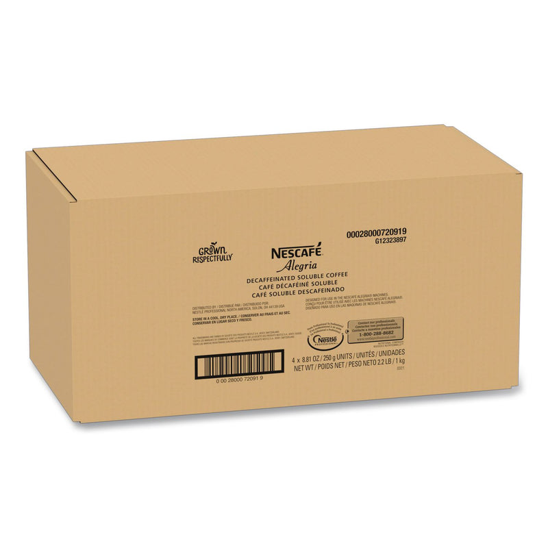 Nescafé® Bulk Decaf Ground Coffee, Arabica, 8.81 oz Bag, 4/Carton (NES72091CT) Case of 4
