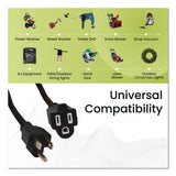 GoGreen Power 16 AWG Outdoor Extension Cord, 15 ft, 13 A, Black (GGPGG13715BK) Each