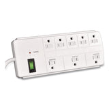 GoGreen Power 8 Outlet Surge Protector, 6 ft Cord, 750 J, White (GGPGG18316WH) Each