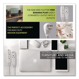 GoGreen Power 3 Outlet Indoor Extension Cord, 15 ft, 13 A, White (GGPGG19615) Each