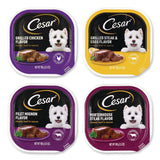 Cesar® Classic Wet Dog Food Variety, Assorted Flavors, 3.5 oz Tray, 48/Carton (GRR22002663) Case of 48