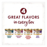 Fancy Feast® Poultry and Beef Variety Pack, Assorted Flavors, 3 oz Can, 48/Carton (GRR22002665) Case of 48
