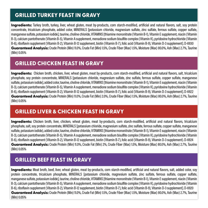 Fancy Feast® Poultry and Beef Variety Pack, Assorted Flavors, 3 oz Can, 48/Carton (GRR22002665) Case of 48