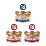 Fancy Feast® Gravy Lovers Poultry and Beef Variety Pack, Assorted Flavors, 3 oz Can, 48/Carton (GRR22002666) Case of 48