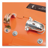 Global Industrial® Electric Salamander Heater with Adjustable Thermostat, 15,000 W, 208 V, 23.03 x 34, Orange (GBE653566) Each