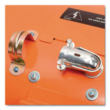 Global Industrial® Electric Salamander Heater with Adjustable Thermostat, 15,000 W, 23.03 x 20 x 24.68, Orange (GBE653569) Each
