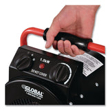 Global Industrial® Portable Electric Space Heater, 1,500 W, 11.25 x 14.75 x 17.5, Black (GBE653579) Each