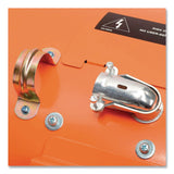 Global Industrial® Portable Salamander Heater with Adjustable Thermostat, 15,000 W, 240 V, 21.59 x 28 x 38.5, Orange (GBE653671) Each